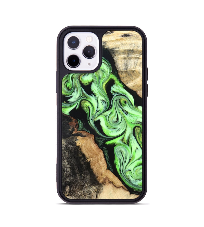 iPhone 11 Pro Wood Phone Case - Homer (Green, 824876)