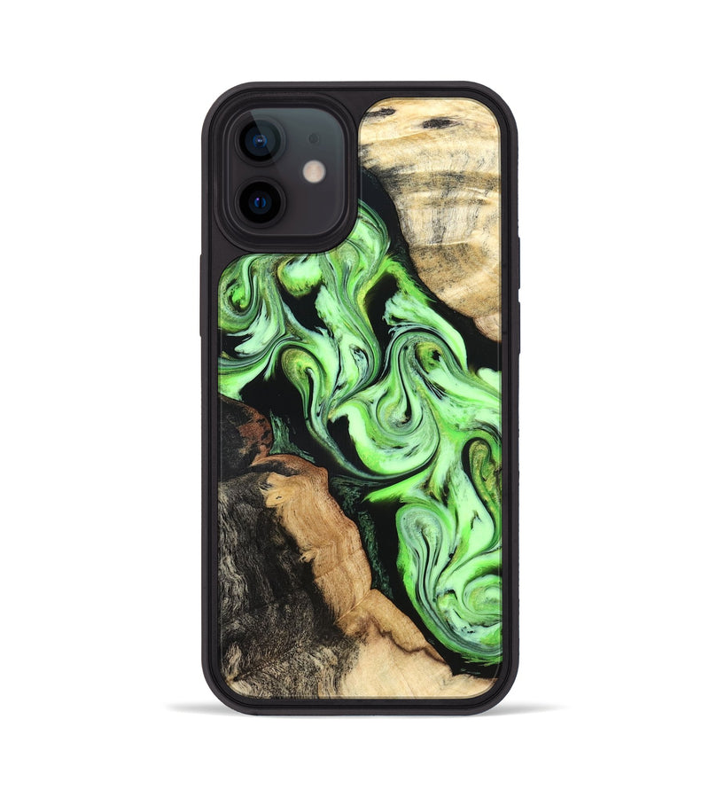 iPhone 12 Wood Phone Case - Homer (Green, 824876)