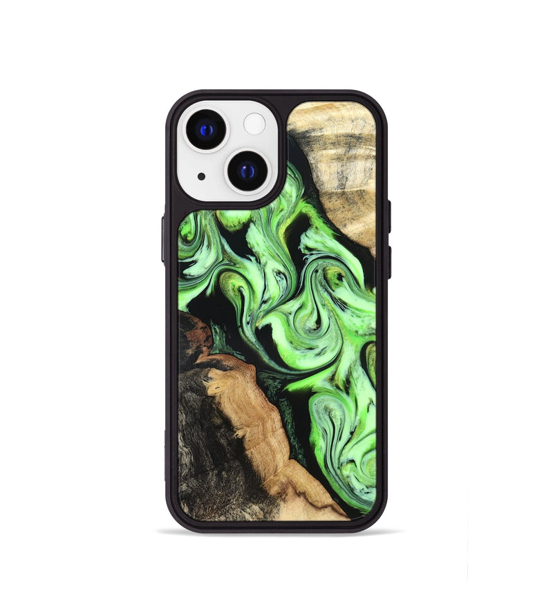 iPhone 13 mini Wood Phone Case - Homer (Green, 824876)