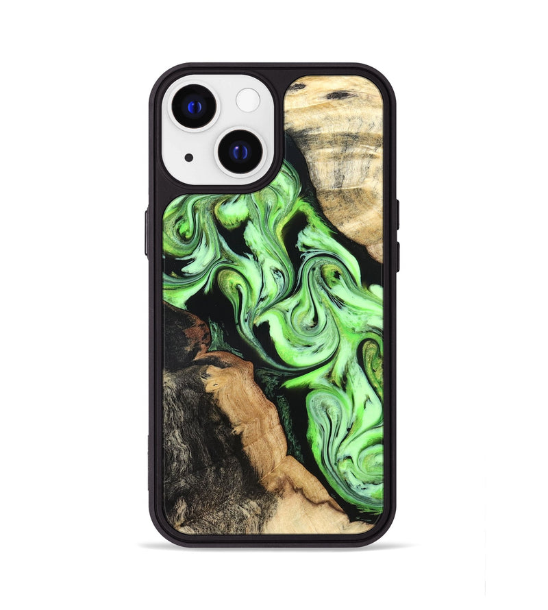 iPhone 13 Wood Phone Case - Homer (Green, 824876)