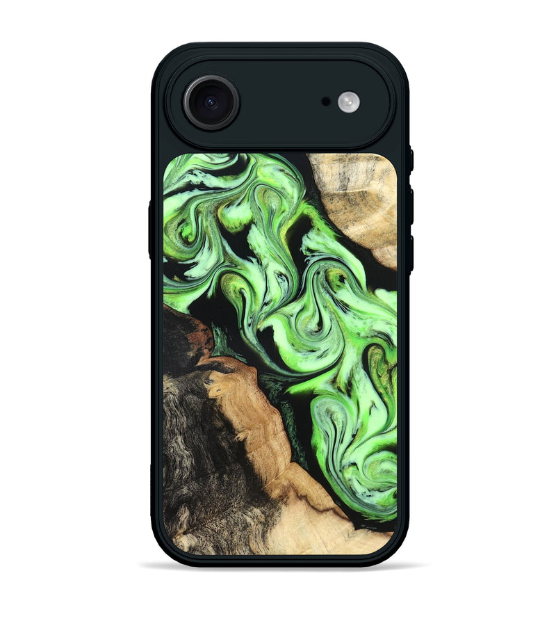 iPhone 17 Air Wood Phone Case - Homer (Green, 824876)