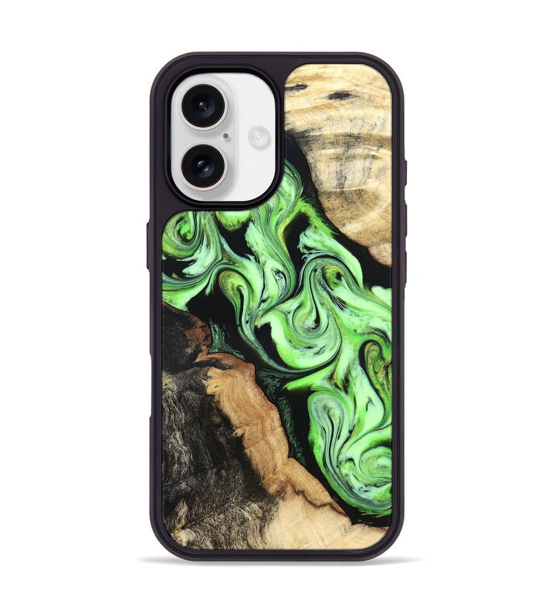 iPhone 17 Wood Phone Case - Homer (Green, 824876)