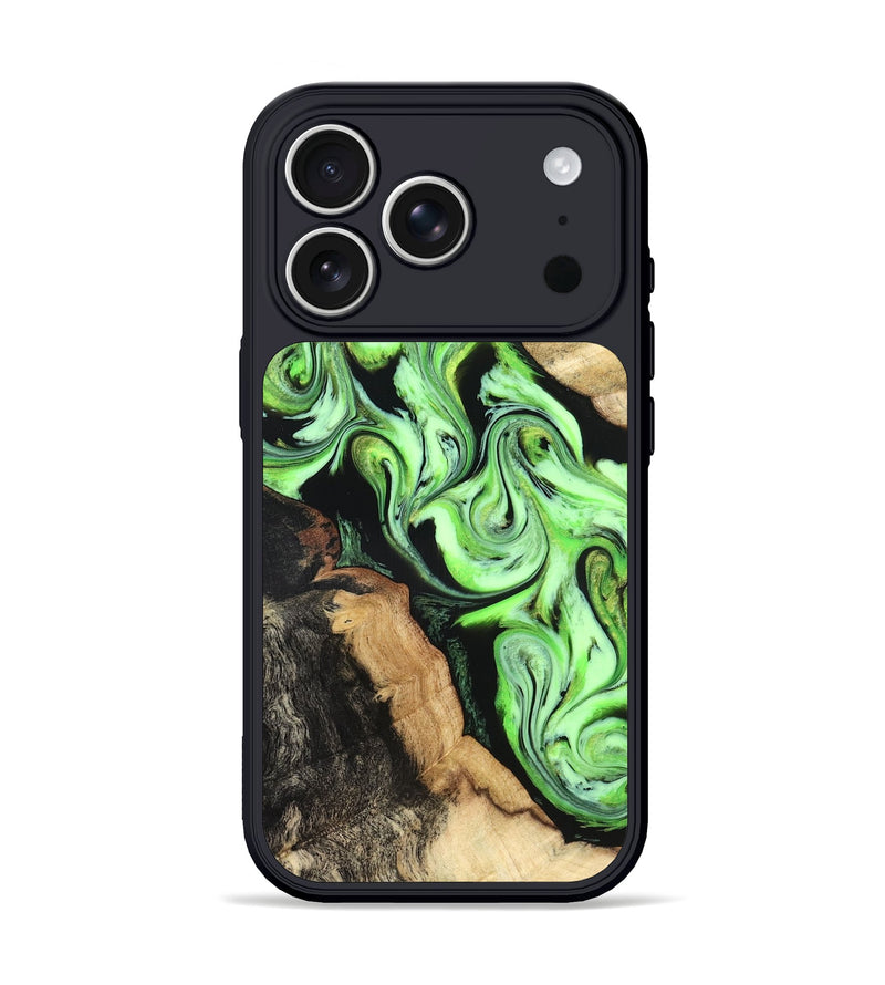 iPhone 17 Pro Wood Phone Case - Homer (Green, 824876)
