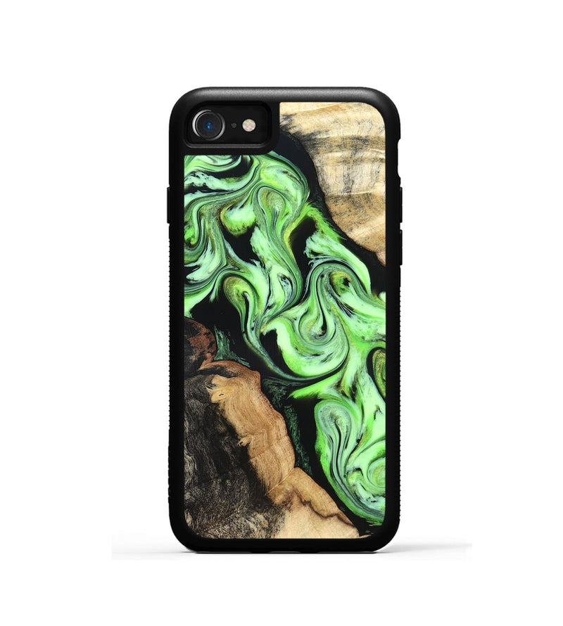 iPhone SE Wood Phone Case - Homer (Green, 824876)