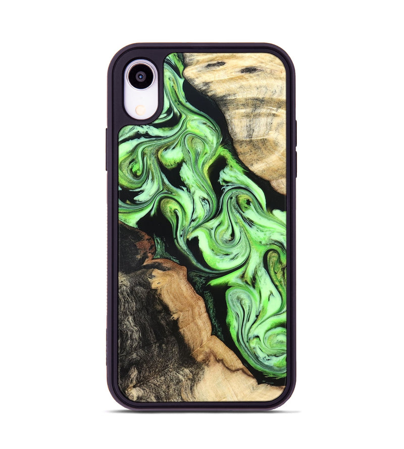 iPhone Xr Wood Phone Case - Homer (Green, 824876)