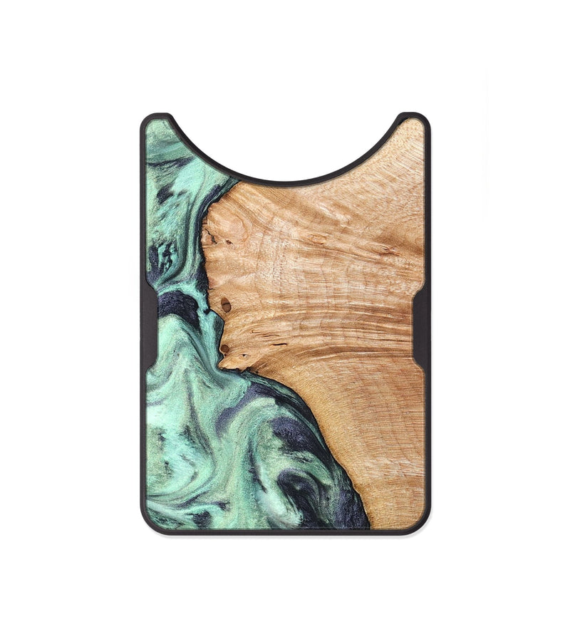 Alloy Wood Wallet - Emerie (Green, 824877)