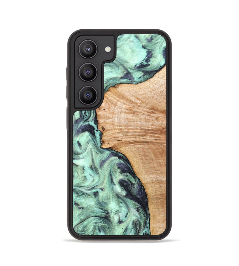 Galaxy S23 Wood Phone Case - Emerie (Green, 824877)