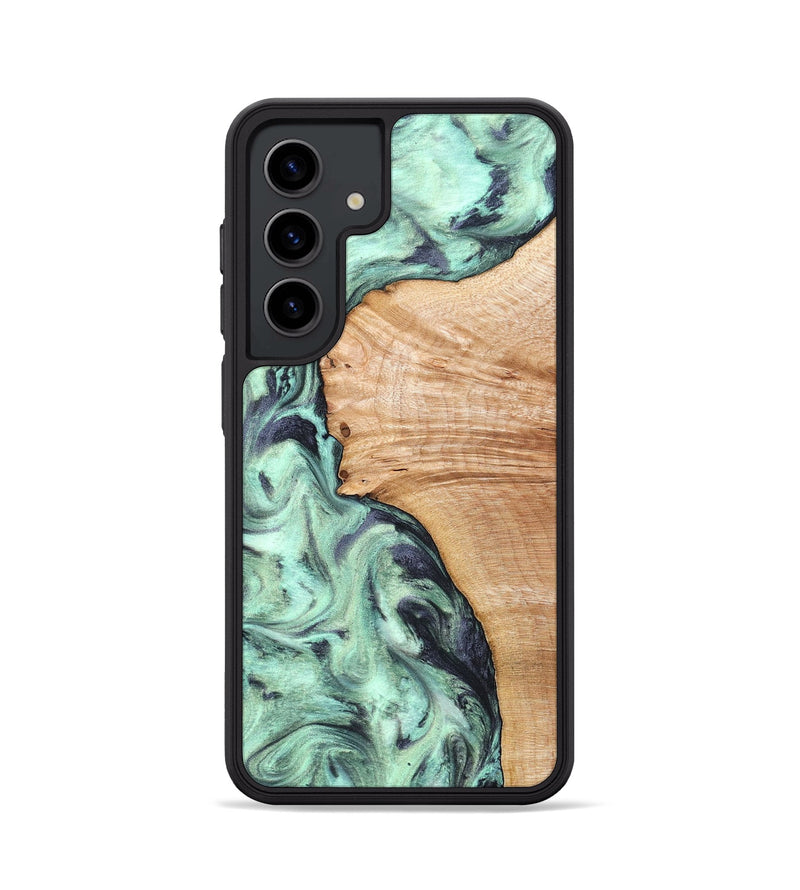 Galaxy S24 Wood Phone Case - Emerie (Green, 824877)