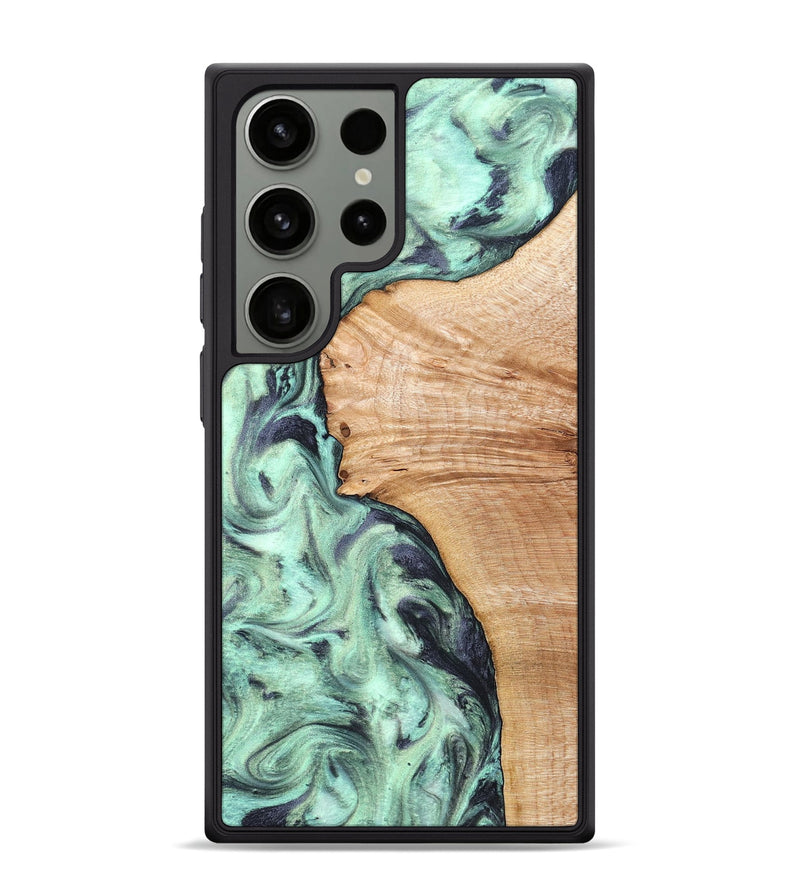 Galaxy S24 Ultra Wood Phone Case - Emerie (Green, 824877)