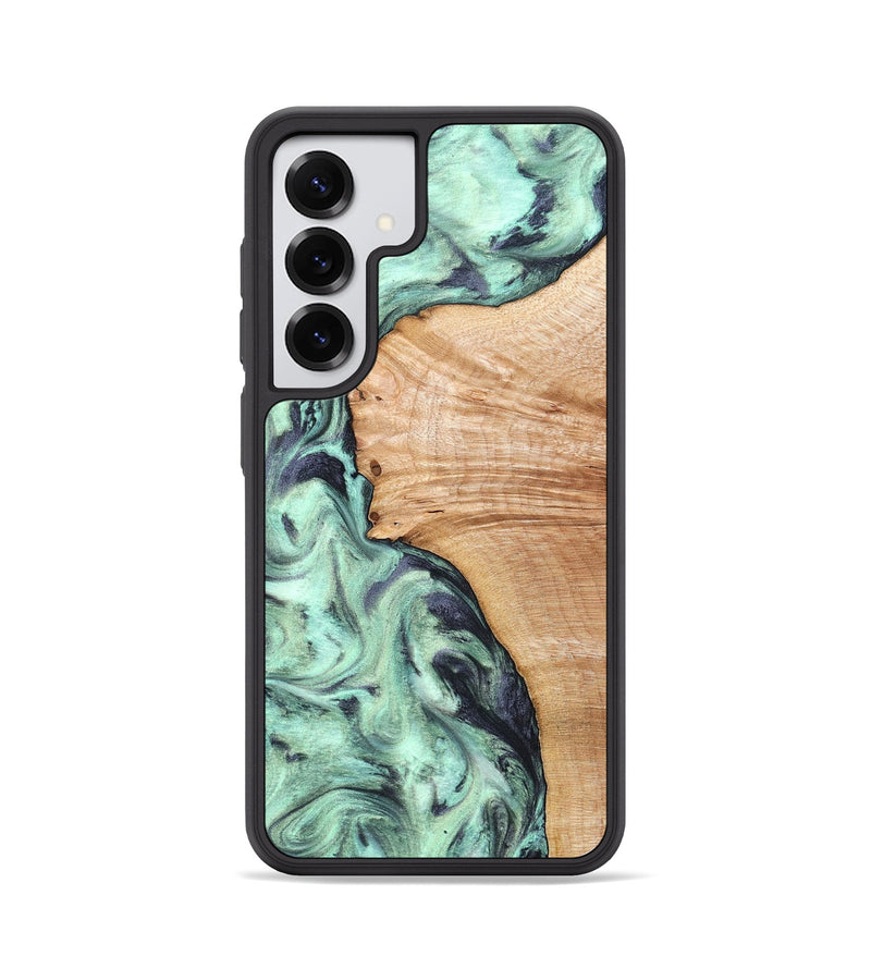 Galaxy S25 Wood Phone Case - Emerie (Green, 824877)
