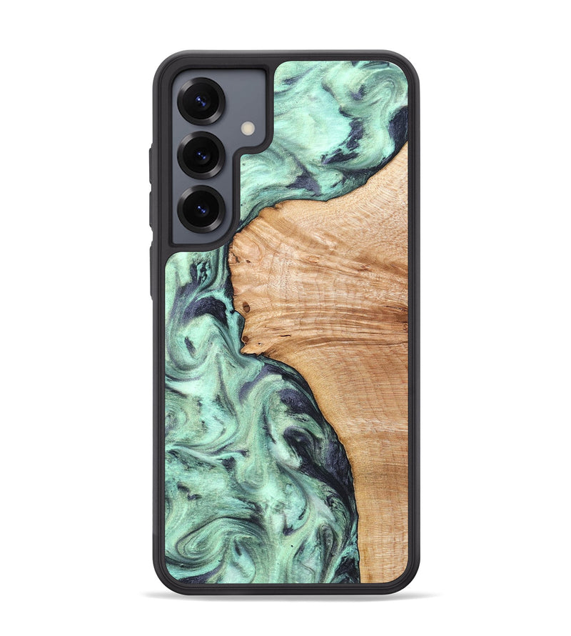 Galaxy S25 Plus Wood Phone Case - Emerie (Green, 824877)