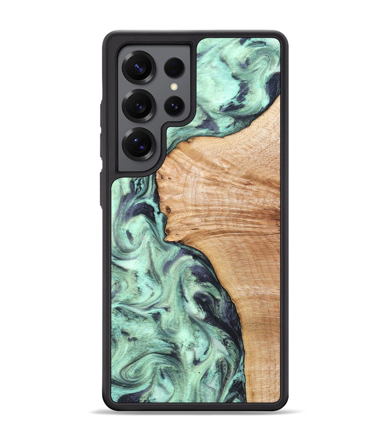 Galaxy S25 Ultra Wood Phone Case - Emerie (Green, 824877)
