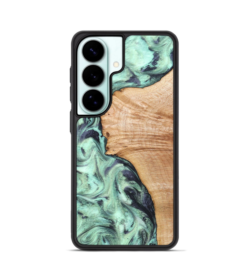 Galaxy S26 Wood Phone Case - Emerie (Green, 824877)