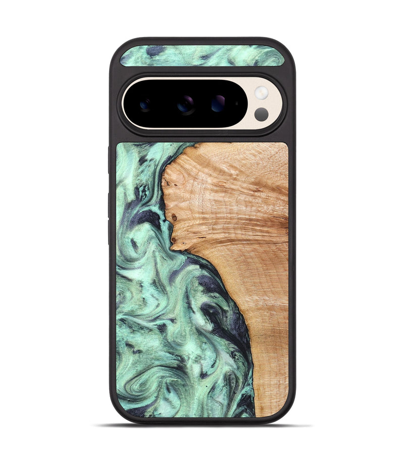 Pixel 10 Wood Phone Case - Emerie (Green, 824877)