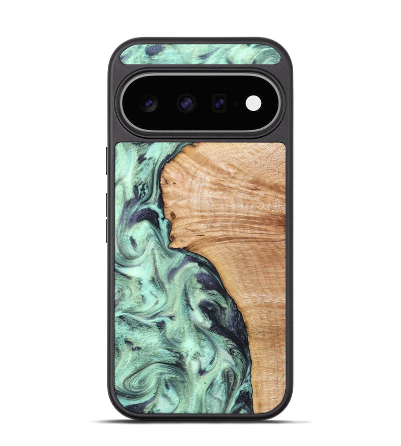 Pixel 11 Wood Phone Case - Emerie (Green, 824877)