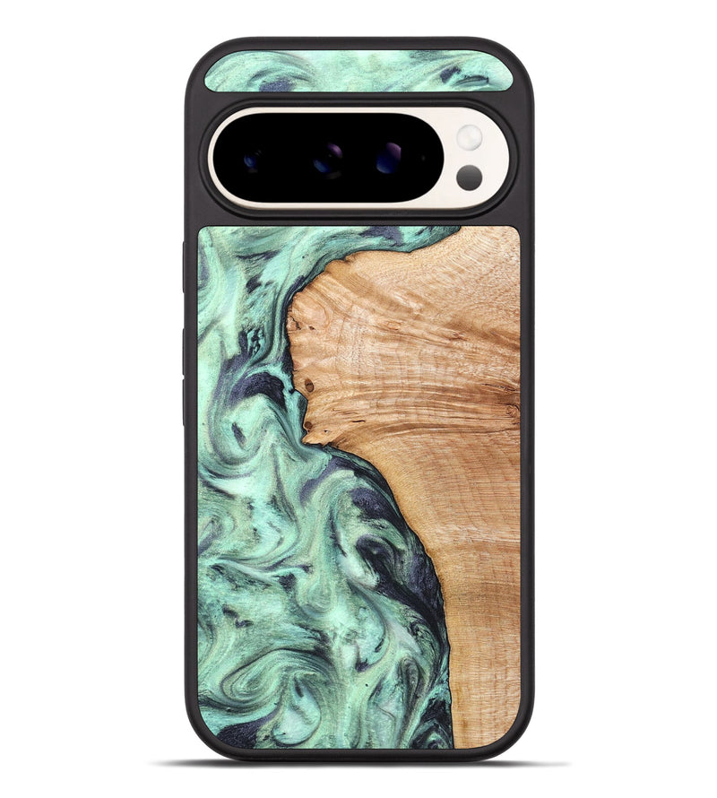 Pixel 9 Pro XL Wood Phone Case - Emerie (Green, 824877)