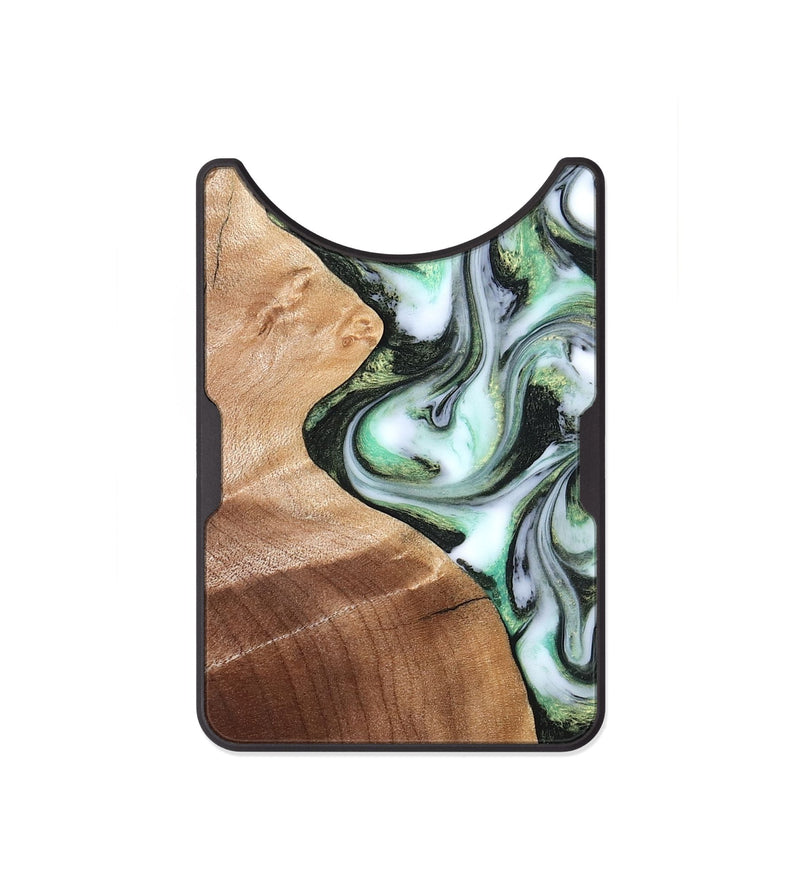 Alloy Wood Wallet - Shea (Green, 824878)