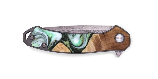 EDC Wood Pocket Knife - Shea (Green, 824878)