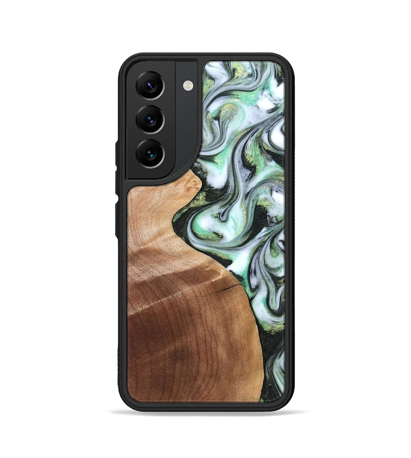 Galaxy S22 Wood Phone Case - Shea (Green, 824878)