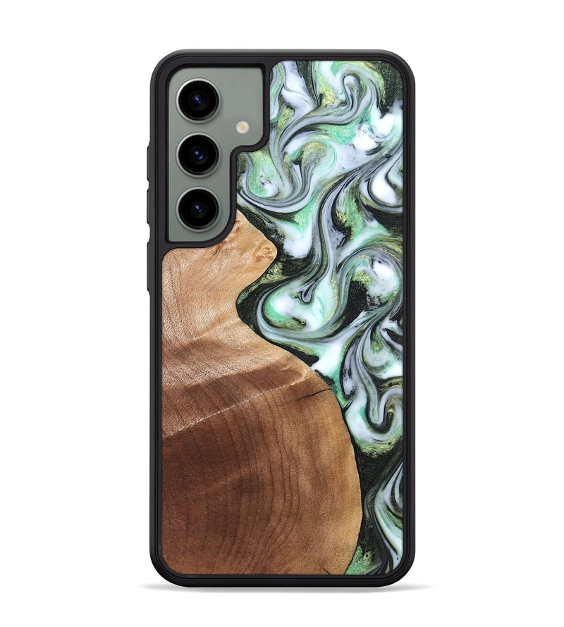 Galaxy S24 Plus Wood Phone Case - Shea (Green, 824878)
