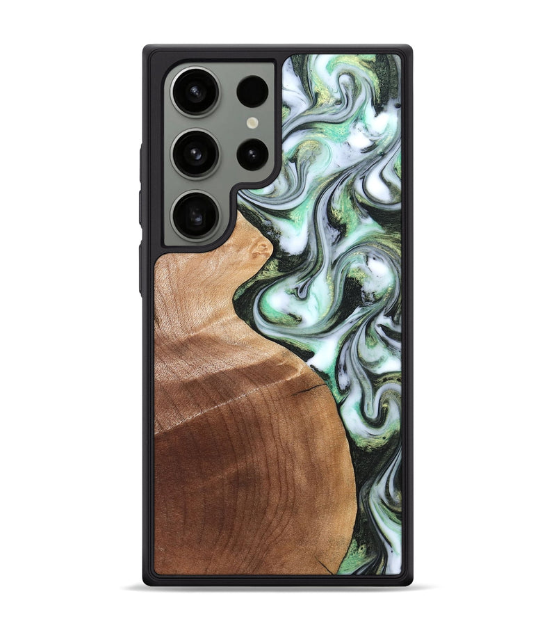 Galaxy S24 Ultra Wood Phone Case - Shea (Green, 824878)