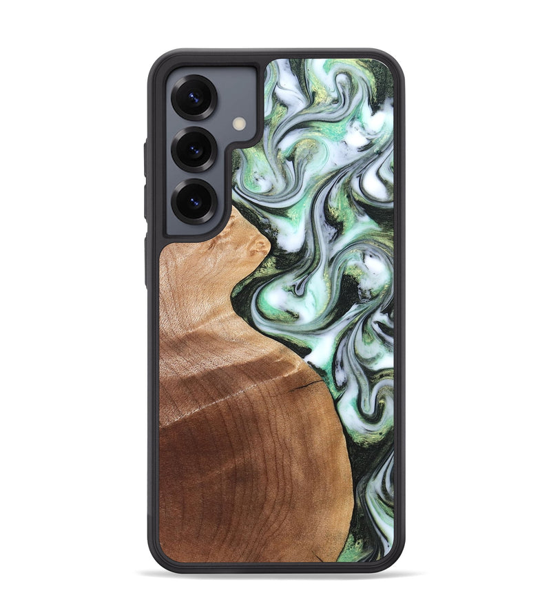 Galaxy S25 Plus Wood Phone Case - Shea (Green, 824878)