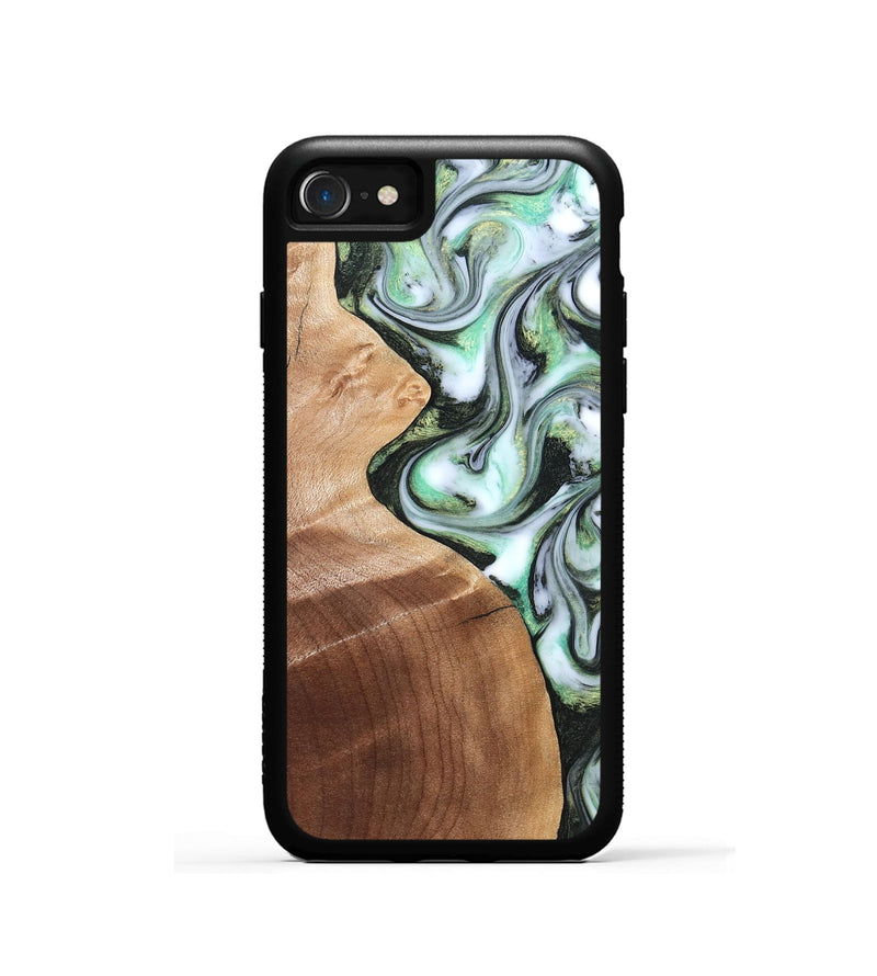iPhone SE Wood Phone Case - Shea (Green, 824878)