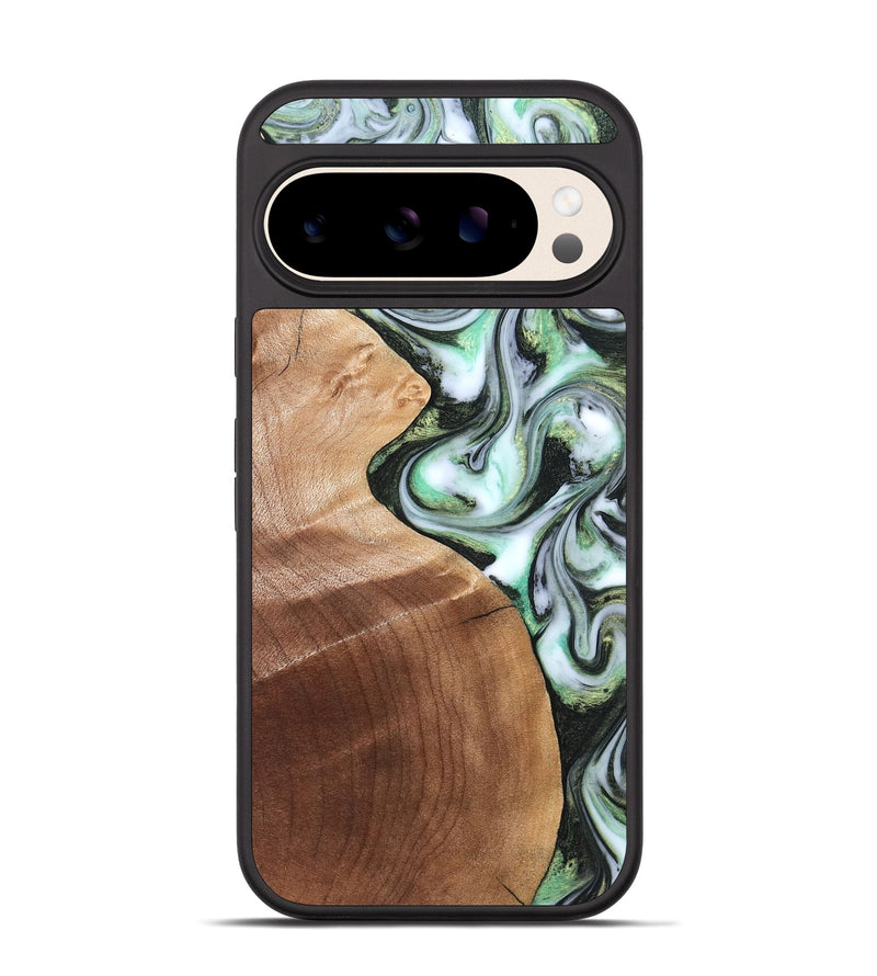 Pixel 10 Wood Phone Case - Shea (Green, 824878)