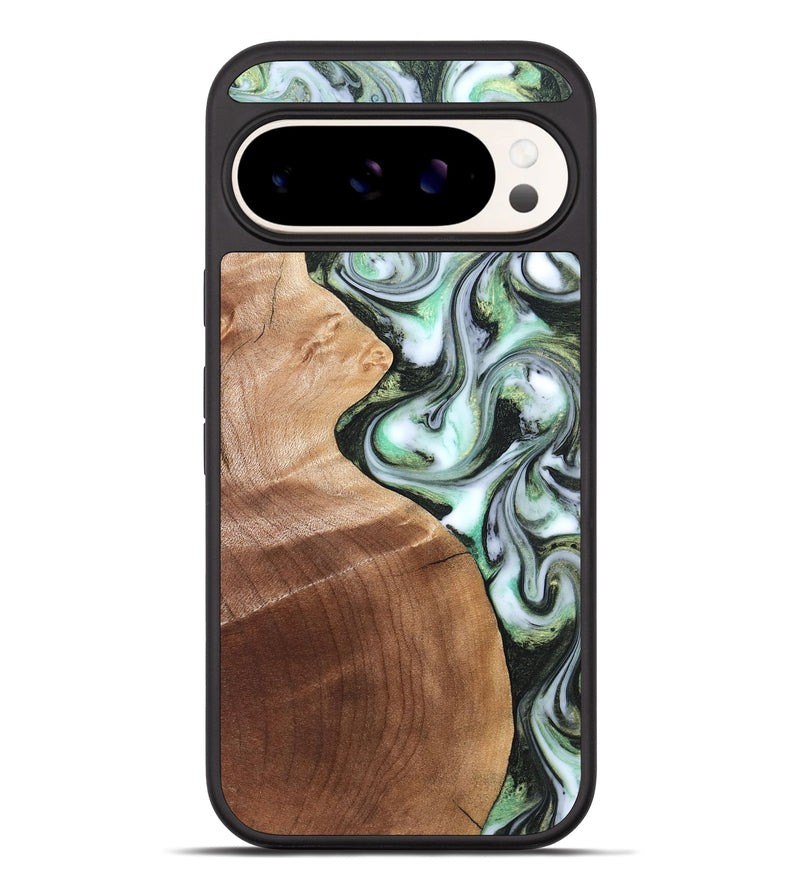 Pixel 10 Pro XL Wood Phone Case - Shea (Green, 824878)