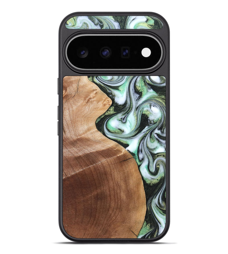 Pixel 11 Pro XL Wood Phone Case - Shea (Green, 824878)