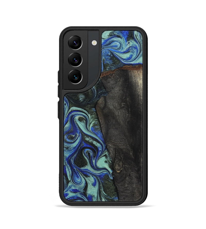 Galaxy S22 Wood Phone Case - Manilla (Blue, 824879)