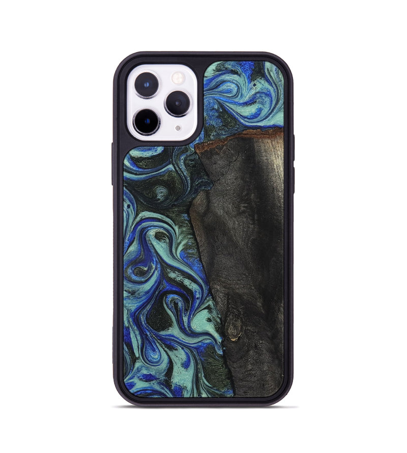 iPhone 11 Pro Wood Phone Case - Manilla (Blue, 824879)
