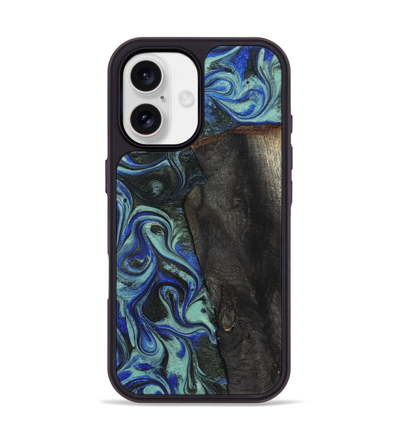 iPhone 17 Wood Phone Case - Manilla (Blue, 824879)