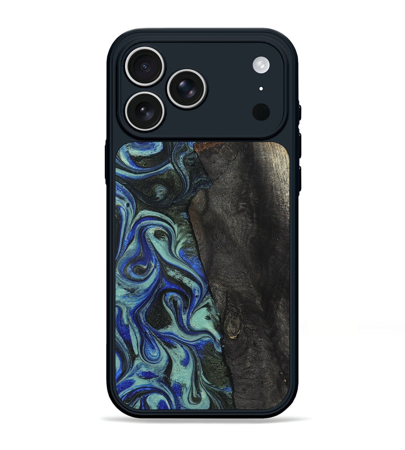 iPhone 17 Pro Max Wood Phone Case - Manilla (Blue, 824879)