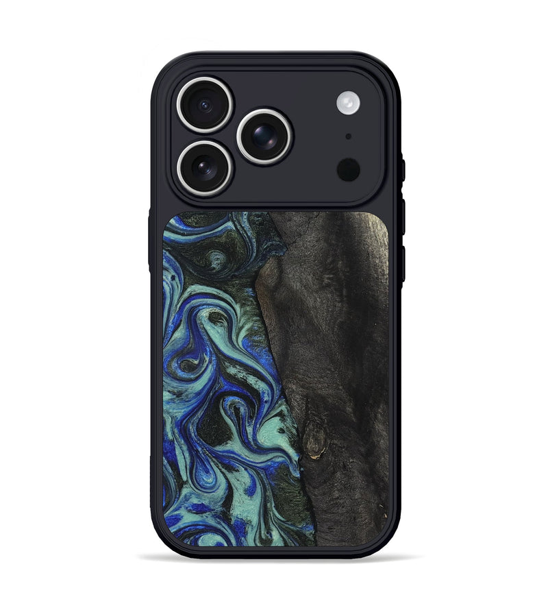 iPhone 17 Pro Wood Phone Case - Manilla (Blue, 824879)