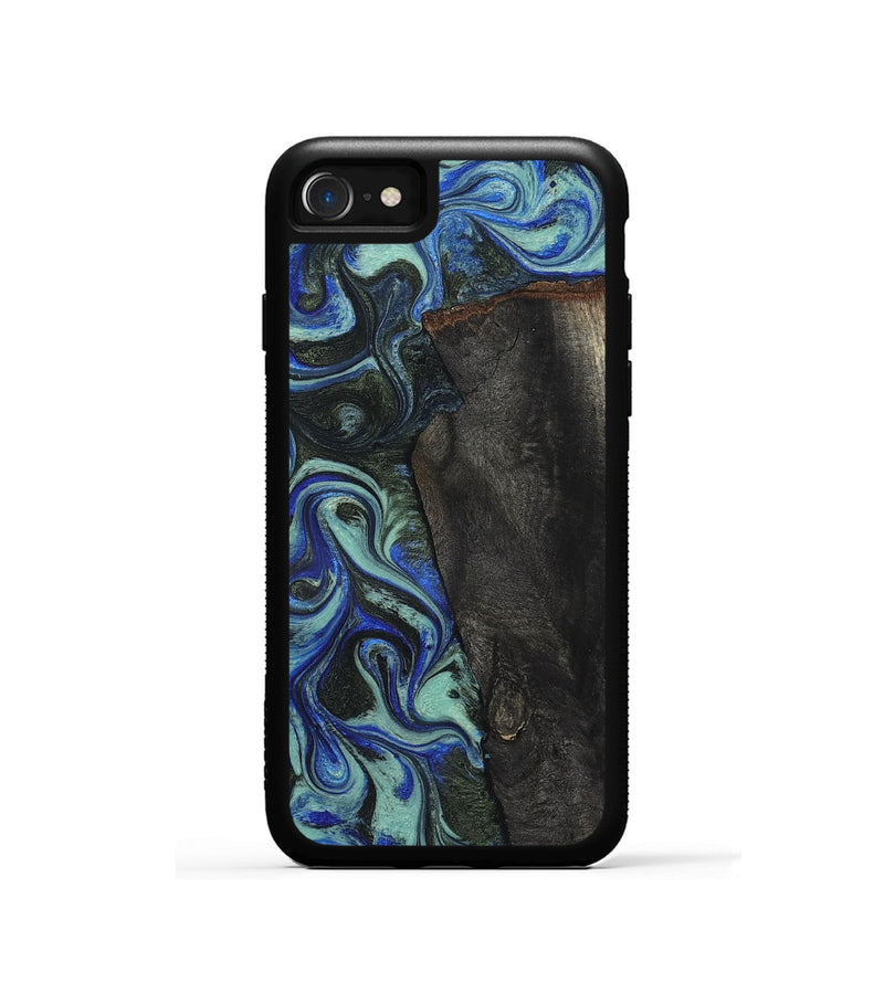 iPhone SE Wood Phone Case - Manilla (Blue, 824879)