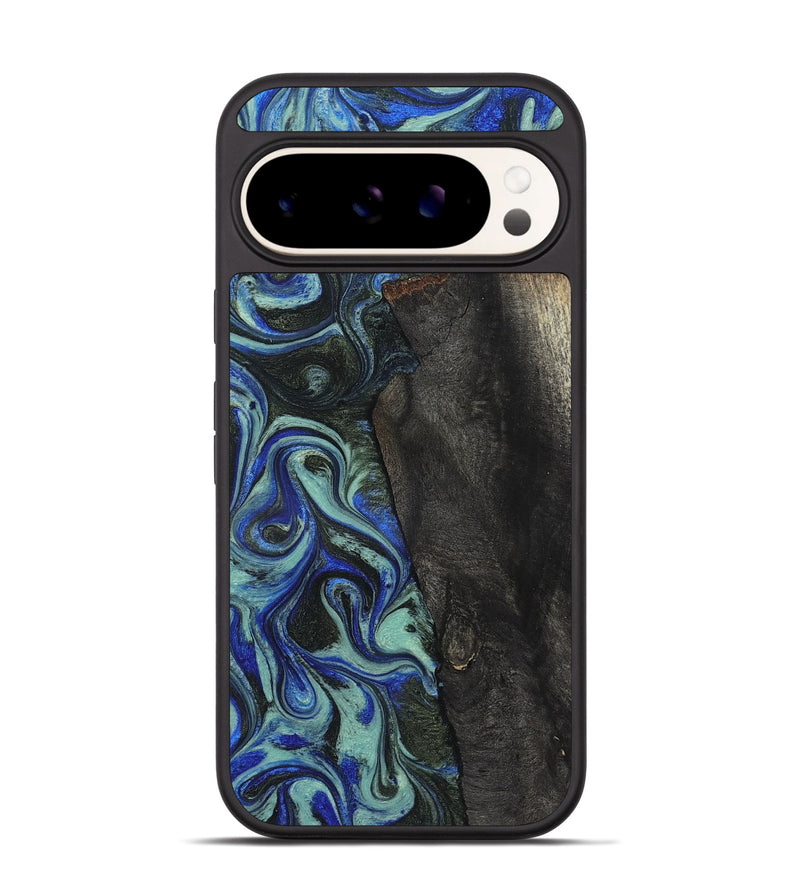 Pixel 9 Wood Phone Case - Manilla (Blue, 824879)