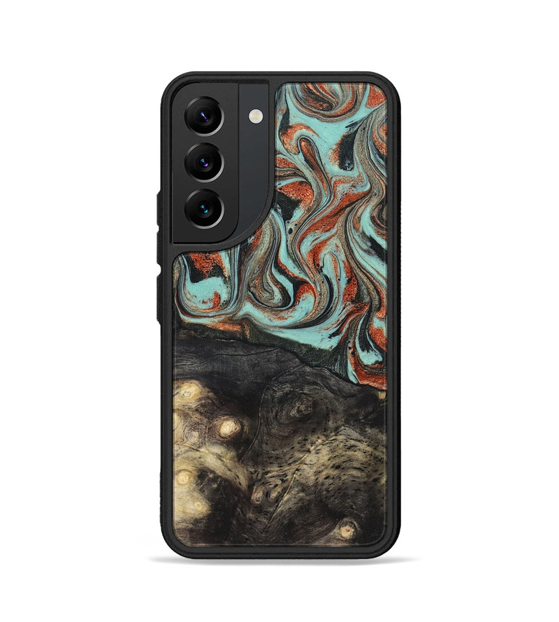 Galaxy S22 Wood Phone Case - Riya (Green, 824881)