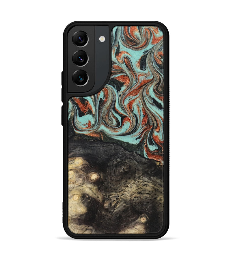 Galaxy S22 Plus Wood Phone Case - Riya (Green, 824881)