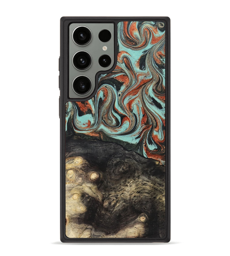 Galaxy S23 Ultra Wood Phone Case - Riya (Green, 824881)