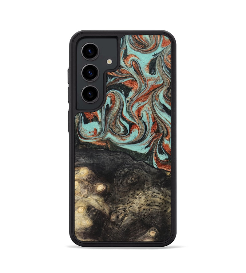 Galaxy S24 Wood Phone Case - Riya (Green, 824881)