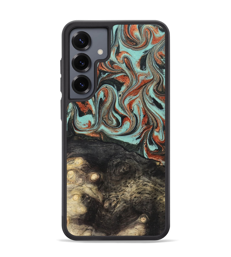 Galaxy S25 Plus Wood Phone Case - Riya (Green, 824881)