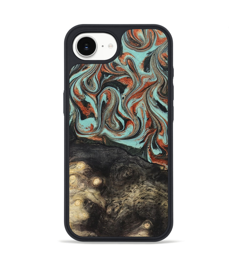 iPhone 17e Wood Phone Case - Riya (Green, 824881)