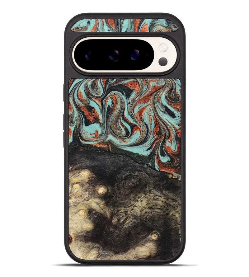 Pixel 10 Pro XL Wood Phone Case - Riya (Green, 824881)