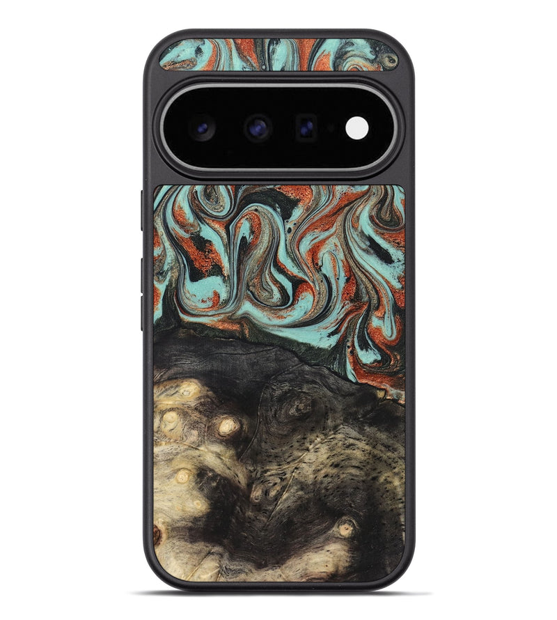 Pixel 11 Pro XL Wood Phone Case - Riya (Green, 824881)