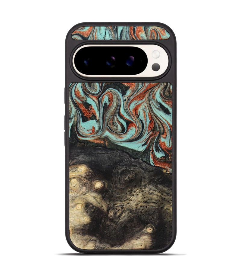 Pixel 9 Wood Phone Case - Riya (Green, 824881)
