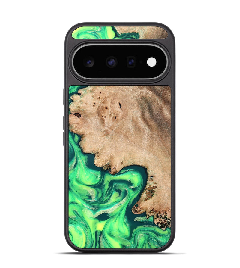 Pixel 11 Wood Phone Case - Cali (Green, 824882)