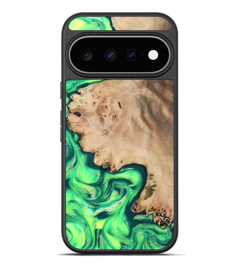 Pixel 11 Pro XL Wood Phone Case - Cali (Green, 824882)