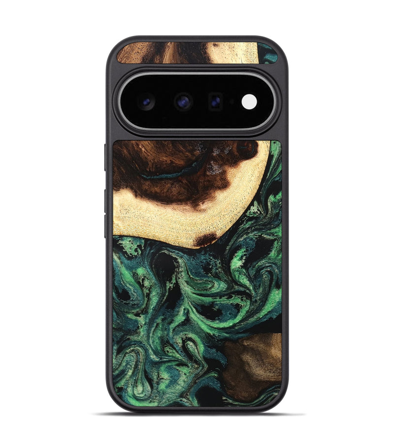 Pixel 11 Pro Wood Phone Case - Brenden (Green, 824883)