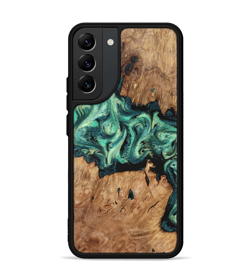 Galaxy S22 Plus Wood Phone Case - Camilla (Green, 824884)